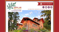 Desktop Screenshot of juniperlaneguesthouse.com